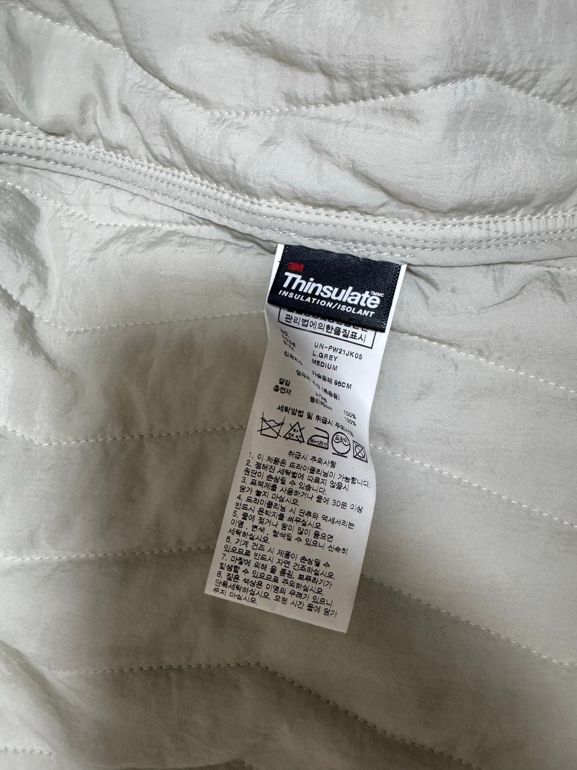 언어펙티드 퀼티드셔츠자켓 상품이미지6