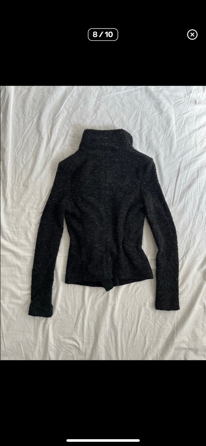 IRO 하이넥 드레이프 울 니트집업 상품이미지6