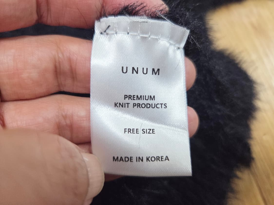 언유즈얼마켓(unum) 앙고라 머플러 스카프 니트 55-66 새상품 상품이미지8