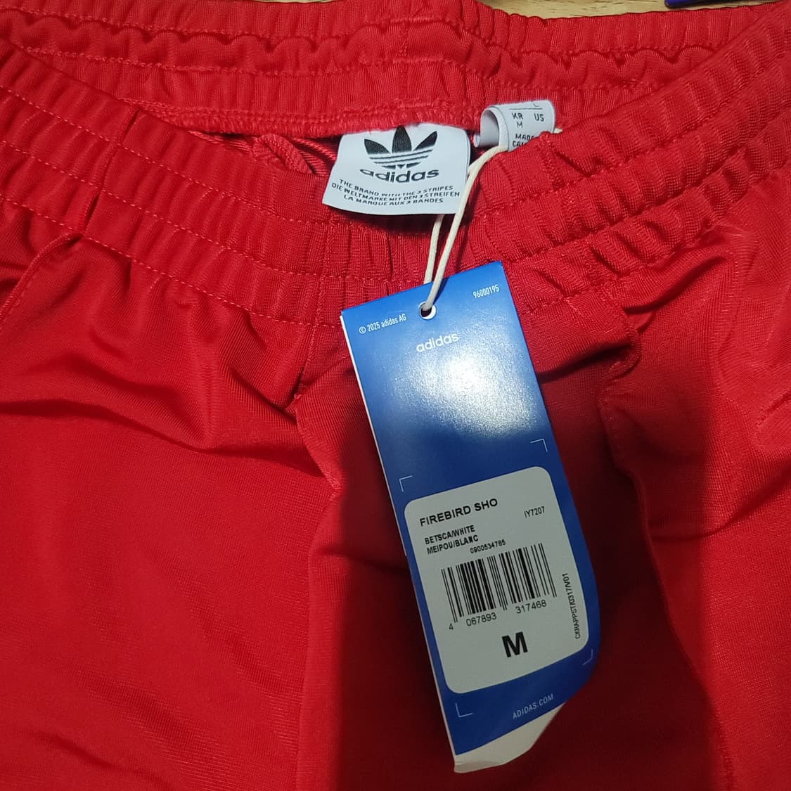 아디다스 파이어버드 쇼츠 레드(새상품) 상품이미지2