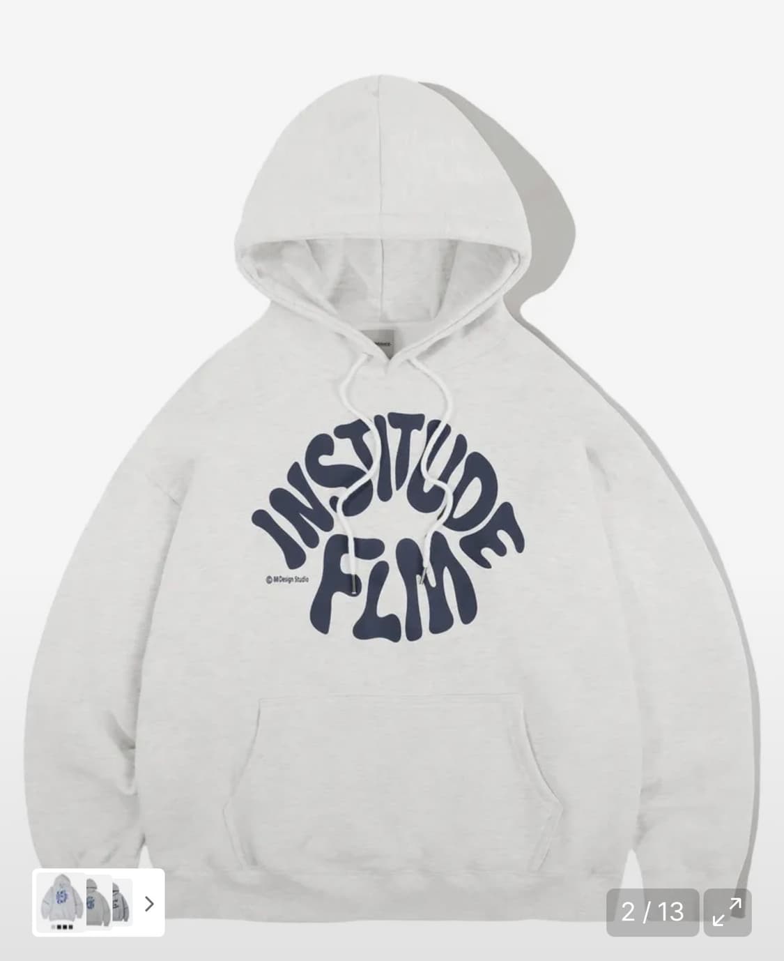 필루미네이트 오버핏 그래피티 로고 후드 상품이미지2