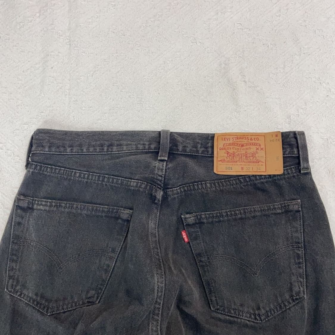 [32인치] 리바이스 501 90s 흑청바지 상품이미지5
