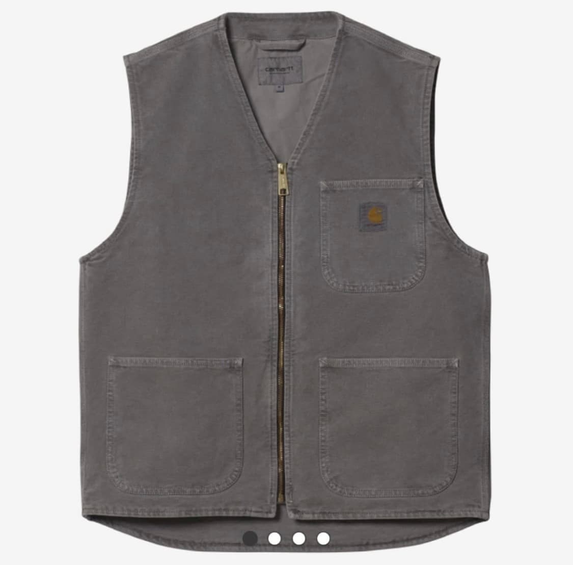 칼하트wip arbor vest black faded 상품이미지1