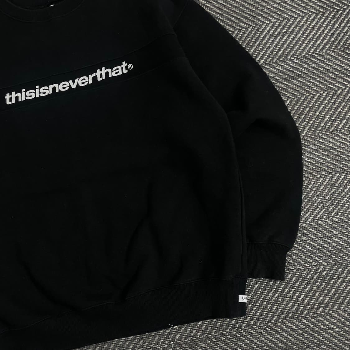 디스이즈네버댓 빅로고 박시핏 맨투맨y 3510 상품이미지3