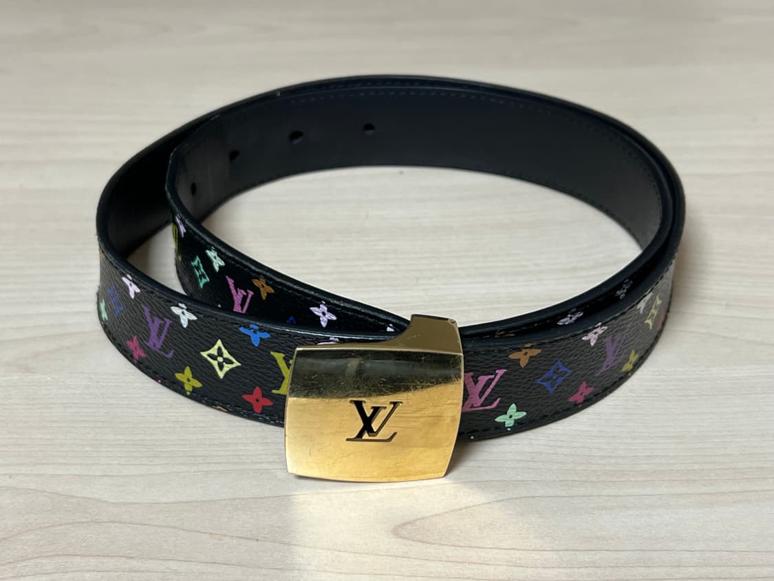 S/S 2003 루이비통X무라카미 타카시 멀티컬러 모노그램 벨트 상품이미지1