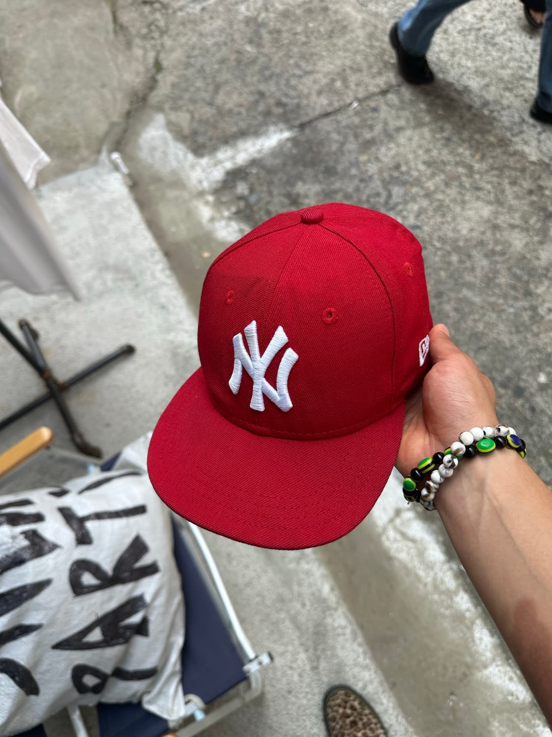New era New York Yankees red cap 상품이미지2