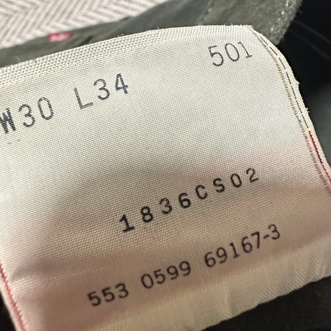 LEVI'S 501 90's usa made denim pants 상품이미지4