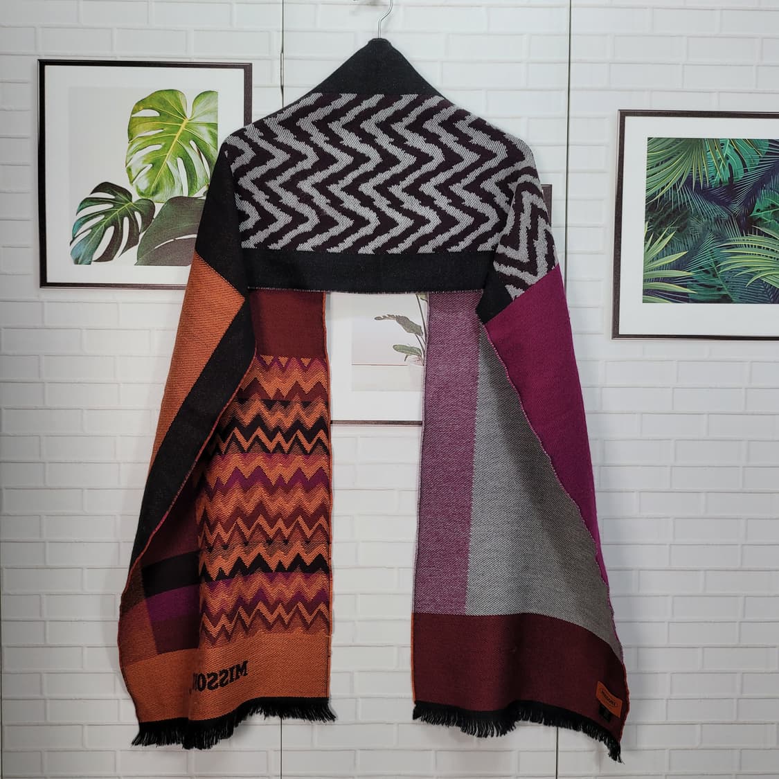 미쏘니 100%라나울 머플러 목도리 스카프 남여공용 상품이미지3