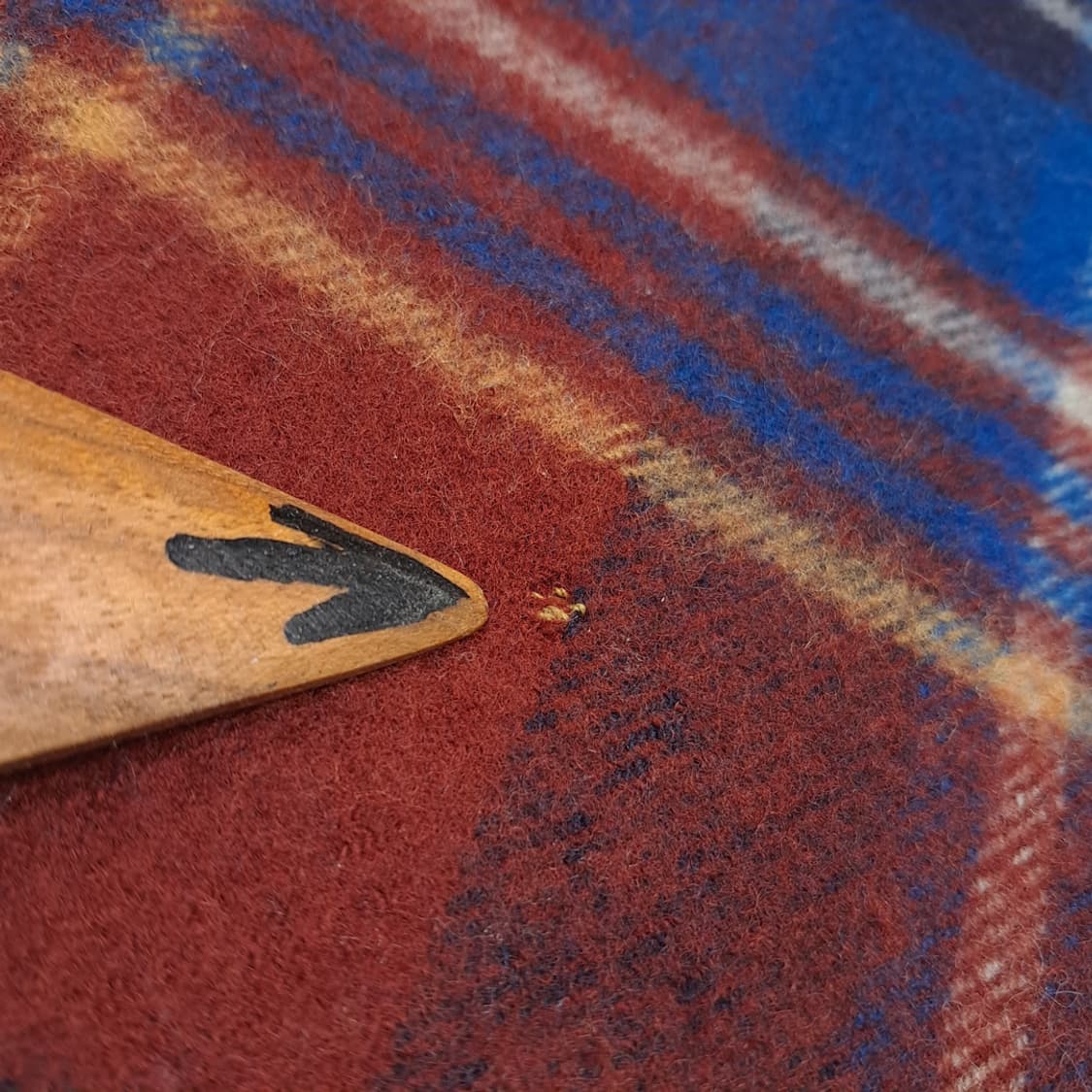 MX466 바버 스코틀랜드판 램스울 3로얄워런트 타탄 머플러 목도리 상품이미지5