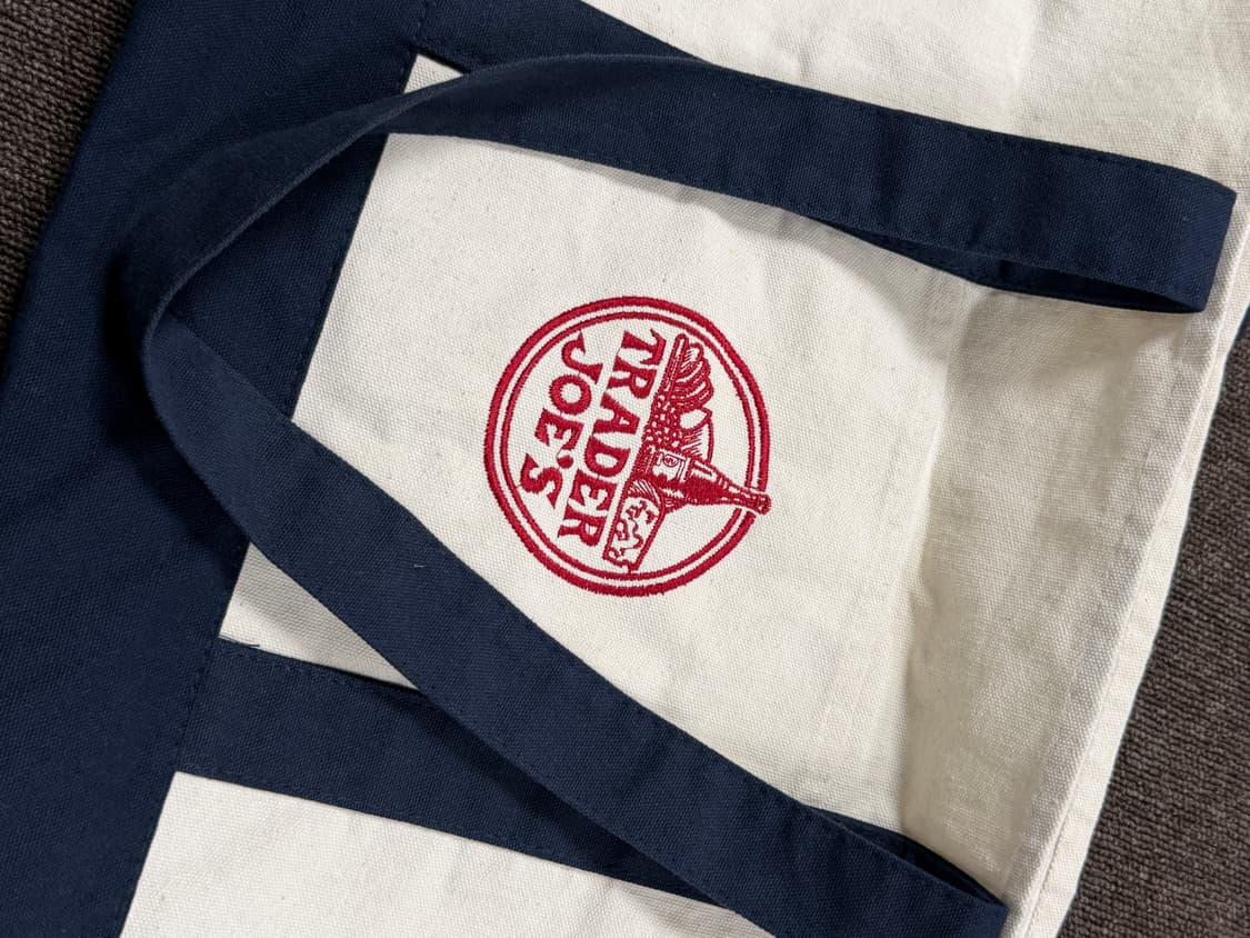 트레이더 조(Trader Joe’s) 캔버스 토트백 (네이비) 상품이미지3