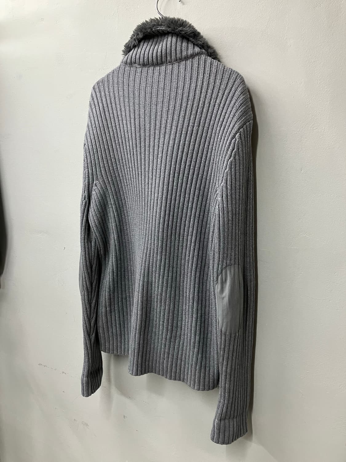 알마니 익스체인지 스웨이드 집업니트 상품이미지6