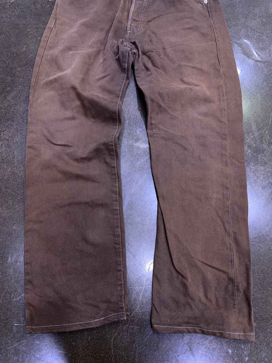 리바이스 501 00's 멕시코 메이드 빈티지 브라운 데님팬츠 32 상품이미지5