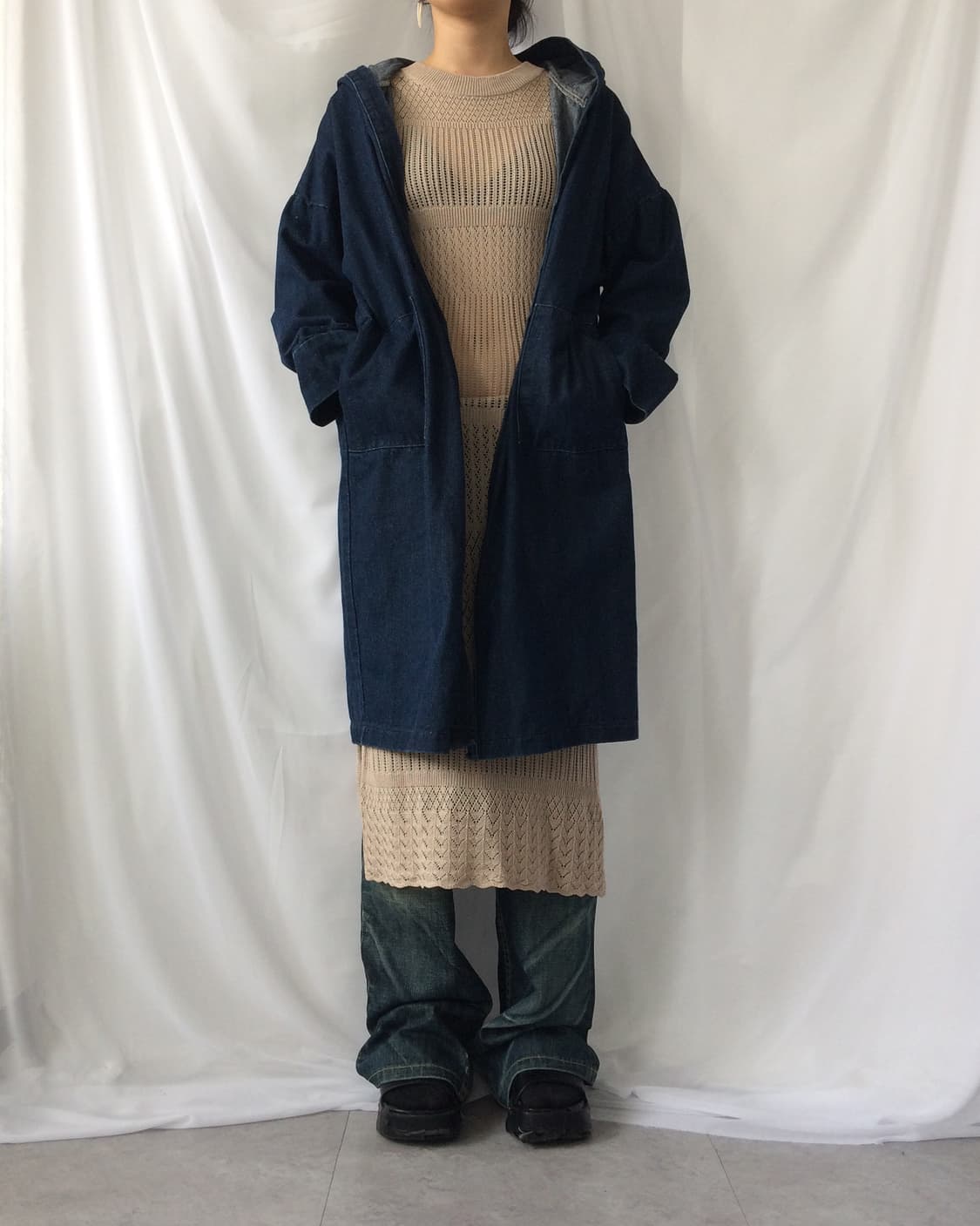 Knit sleeveless long onepiece 상품이미지1