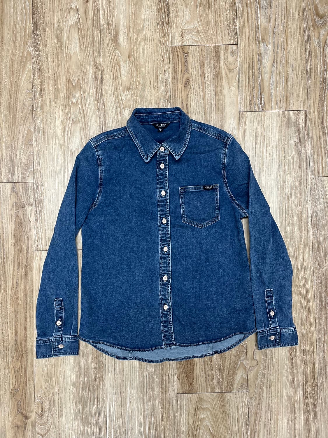 게스 데님 셔츠 S 우먼스 상품이미지1