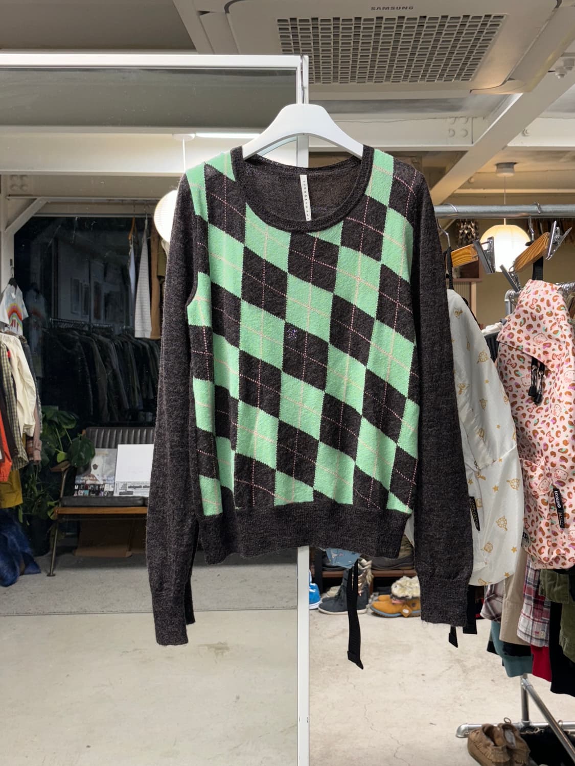 스나오 쿠와하라 모헤어 니트 상품이미지1