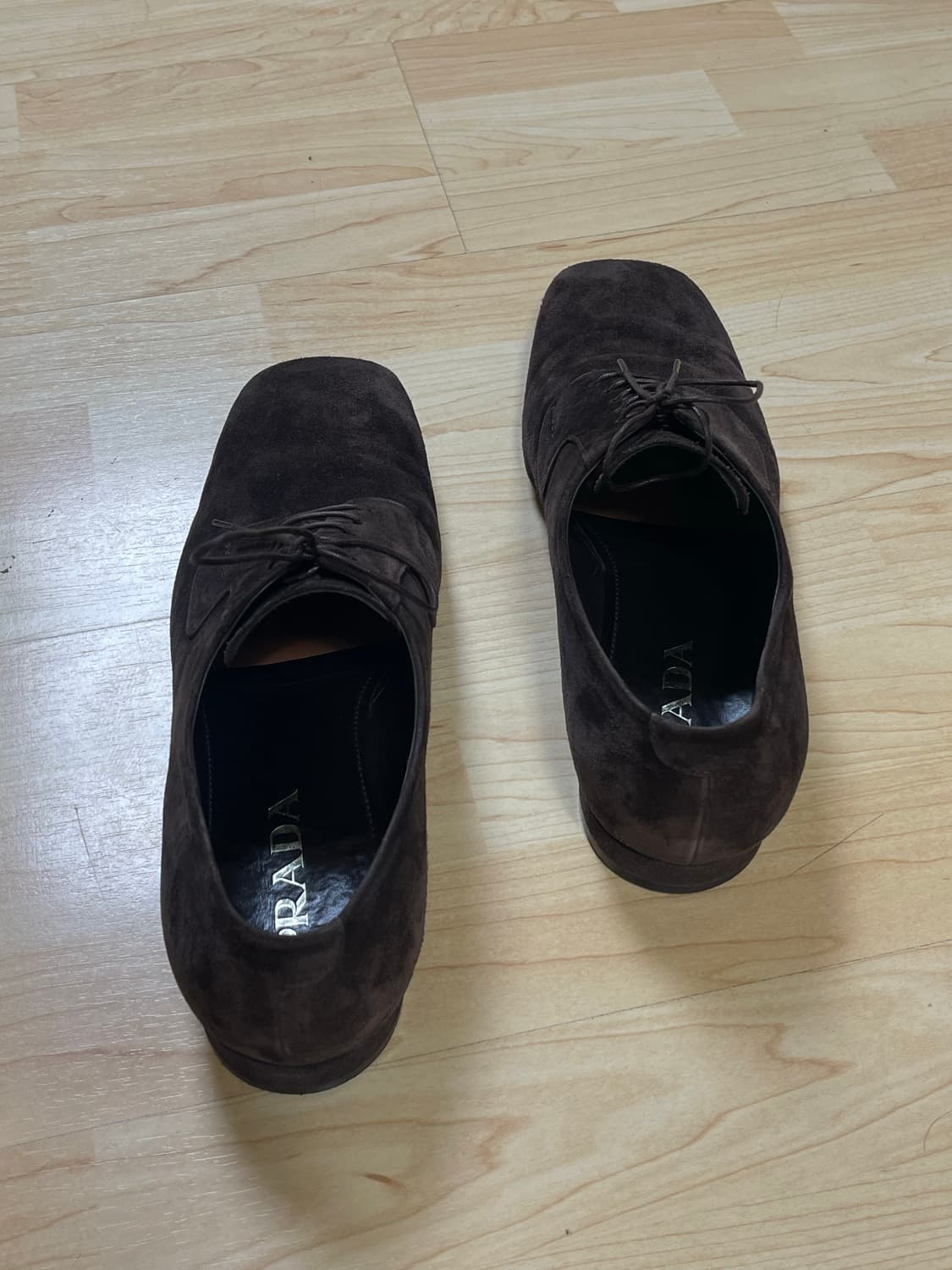 프라다 스웨이드 더비 로퍼 275 상품이미지6