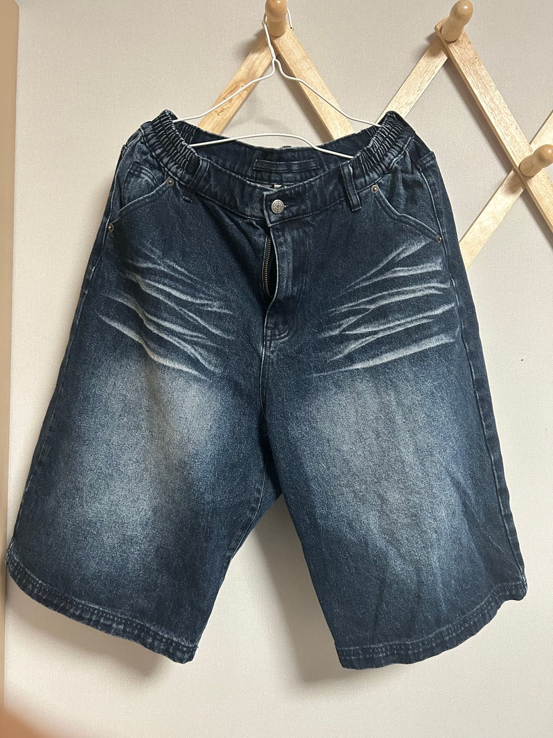 GP124 빈티지 잭 데님 버뮤다 팬츠 (INDIGO) 상품이미지3