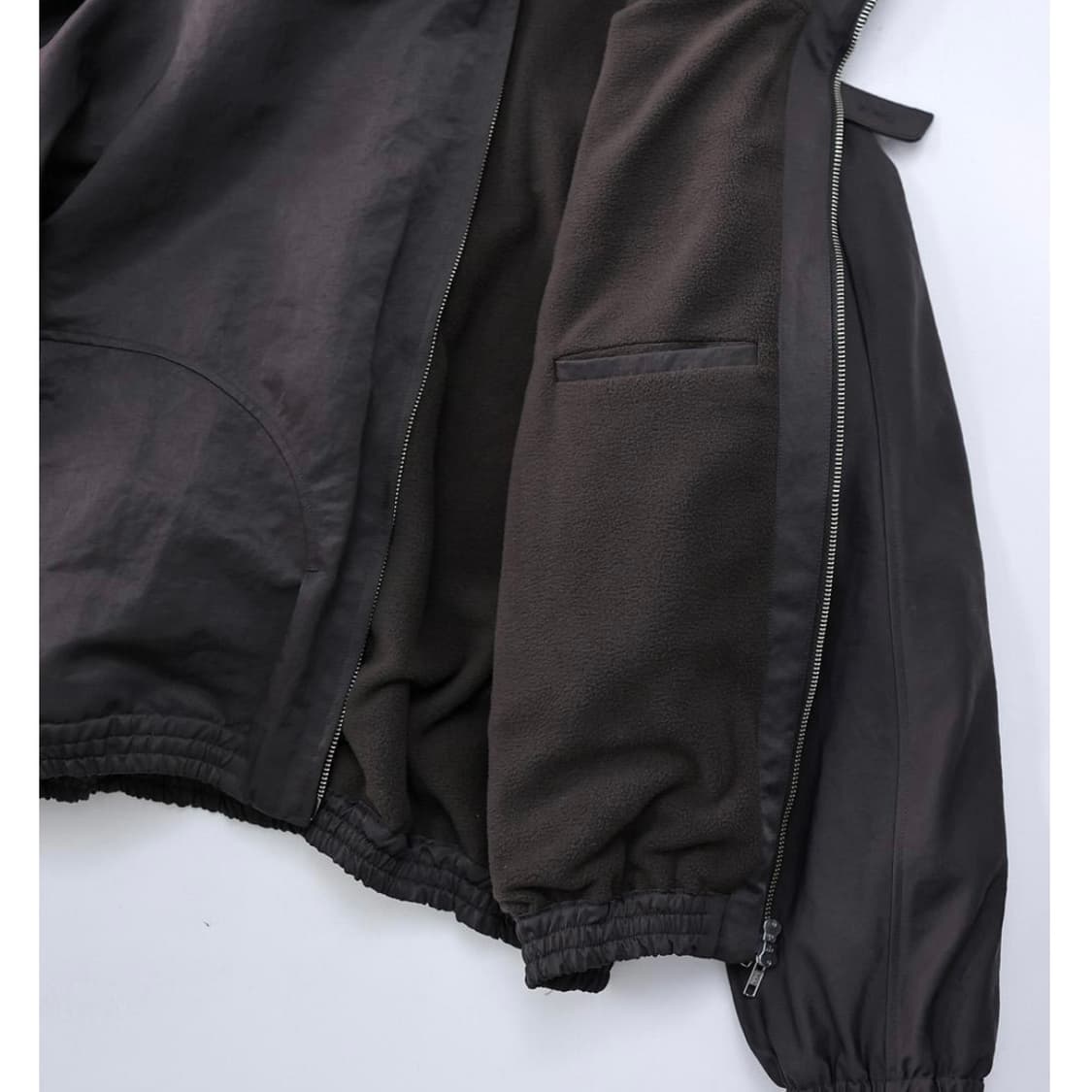 Wingbone pintuck bomber jacket S 상품이미지4