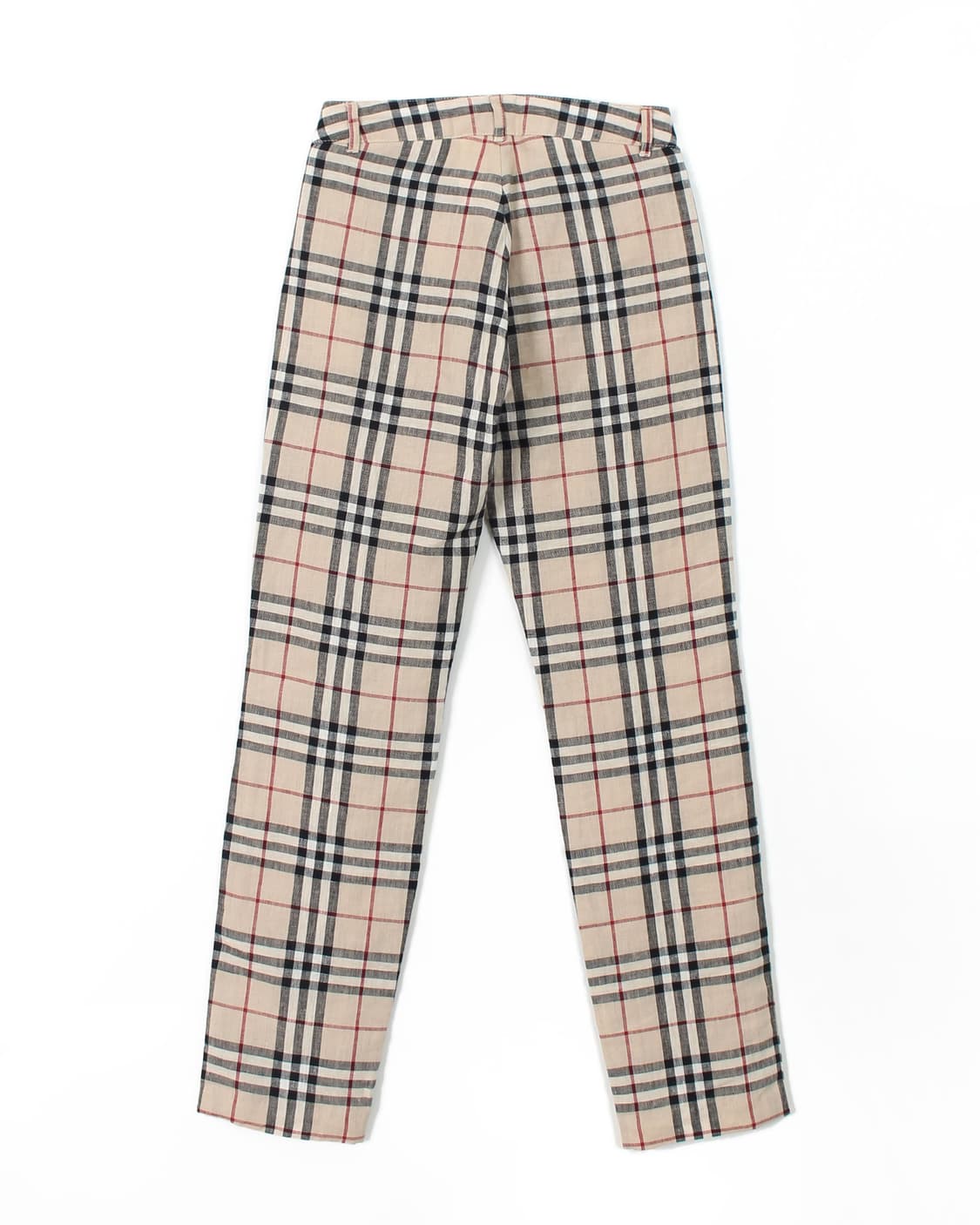 버버리 Burberry 빈티지 베이지 클래식 체크 여름 팬츠 상품이미지4