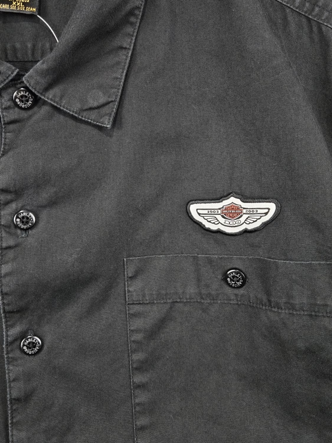 할리데이비슨 100주년 바이커 하프 반팔 셔츠 ( 2XL )/ 11864 상품이미지5