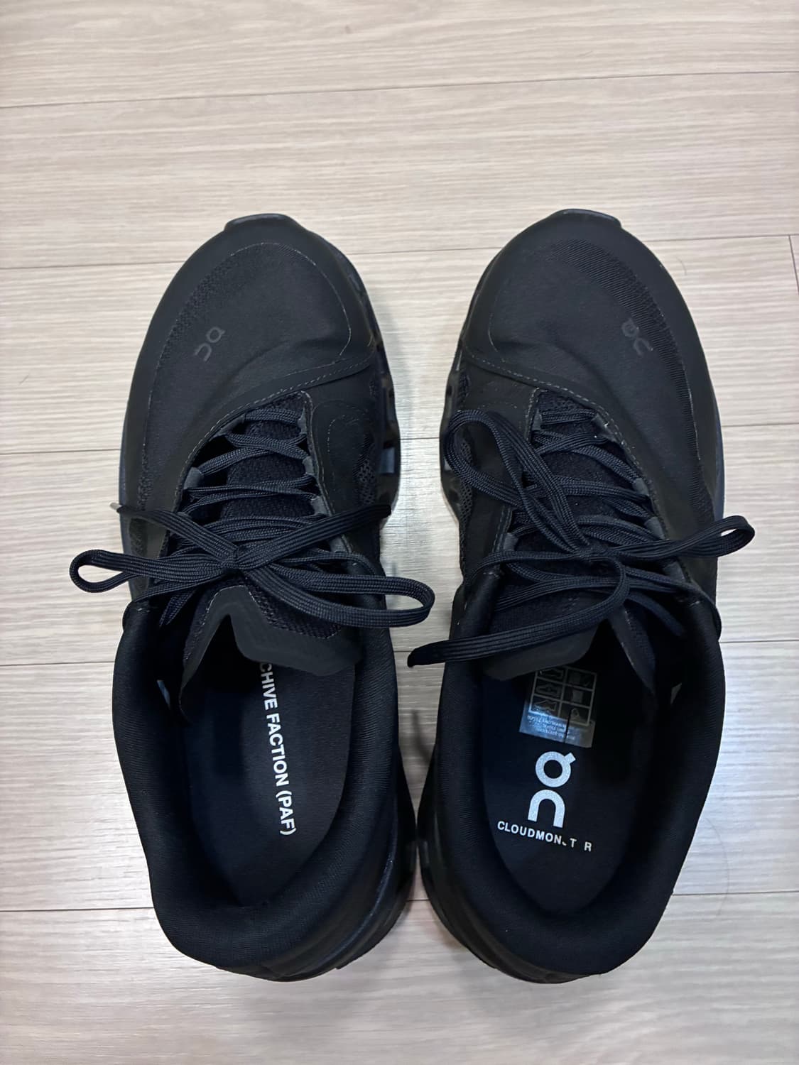 파프 온러닝 Men 255 블랙 상품이미지1