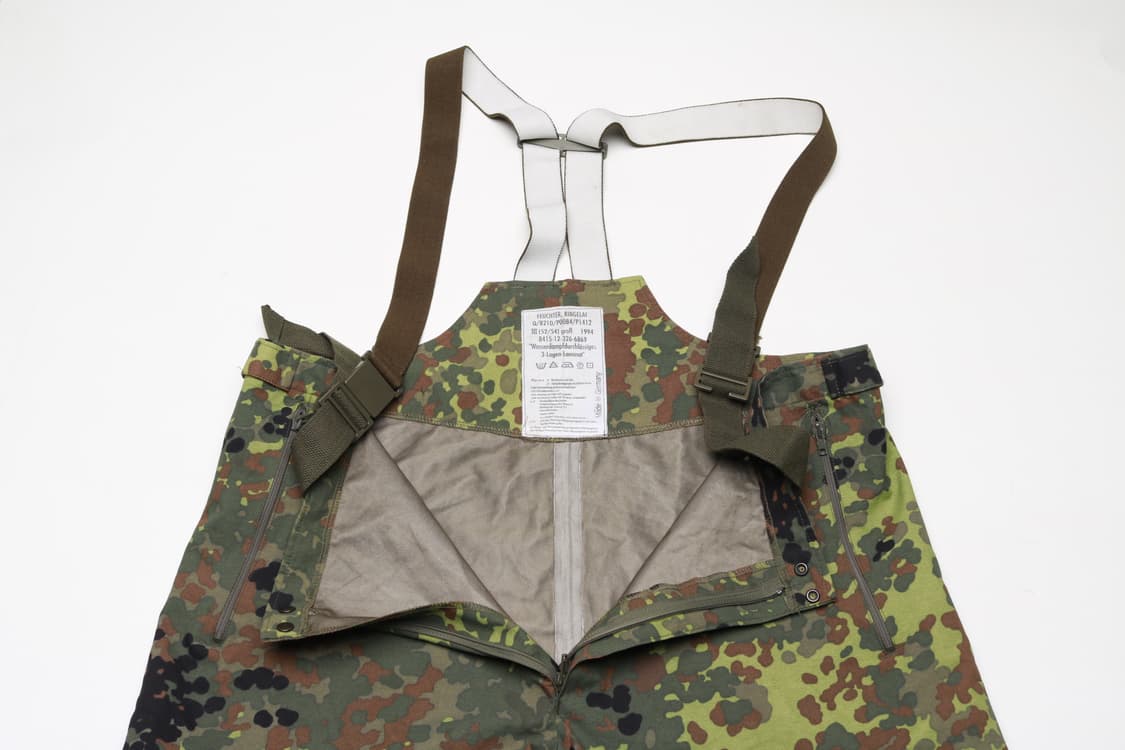 [XL~XXL] 독일군 플랙탄 고어텍스 오버롤 멜빵바지 상품이미지3