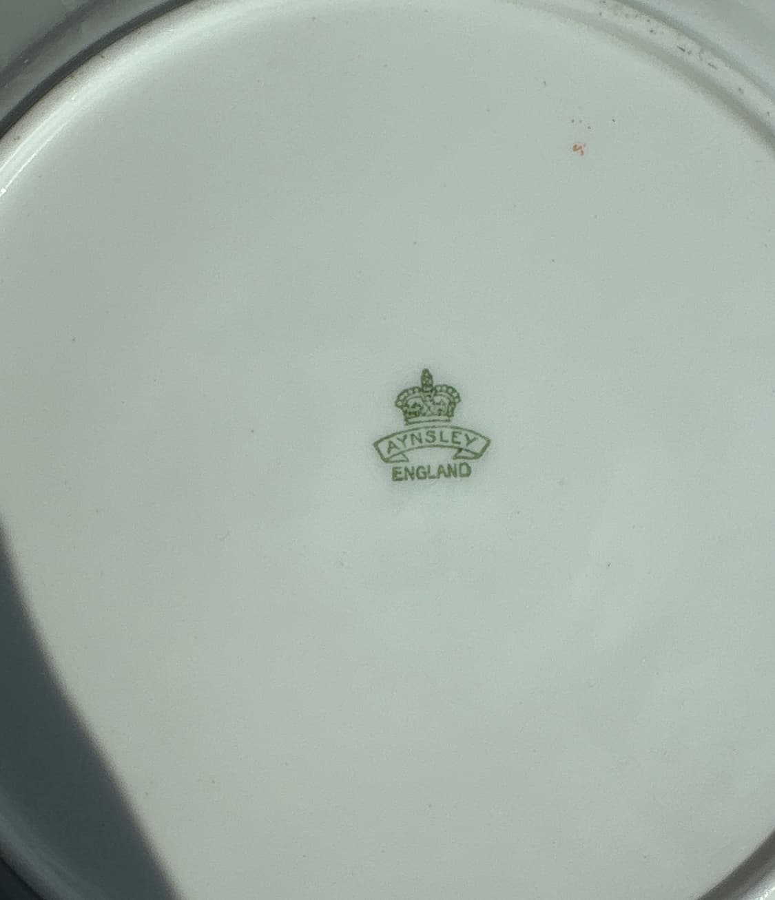 영국 올드 앤슬리 핸드페인티드 귀달이 케이크접시 상품이미지5