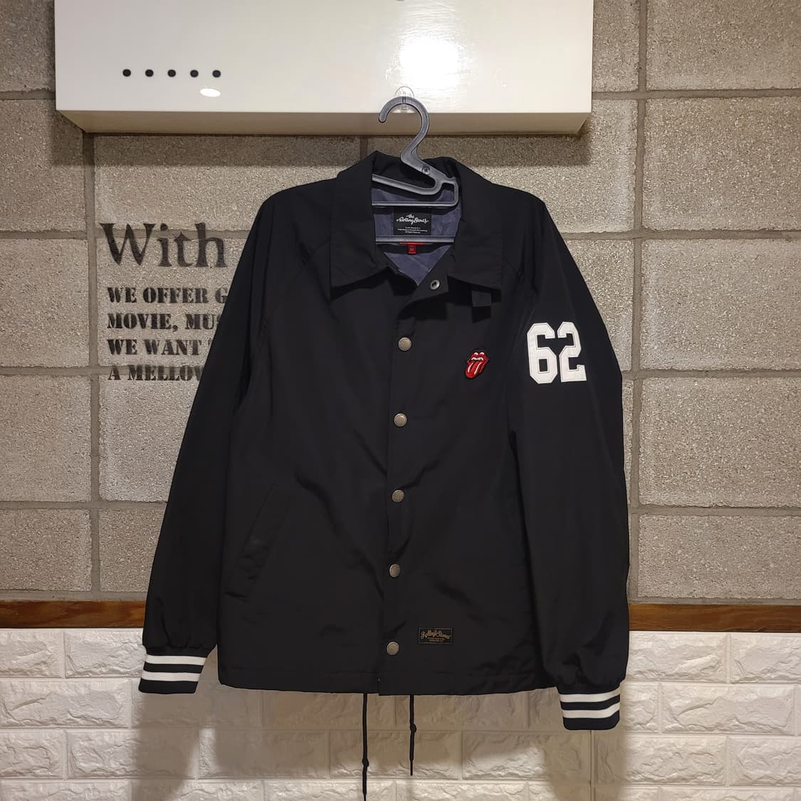 롤링스톤즈 자수로고 코치자켓 M 상품이미지1