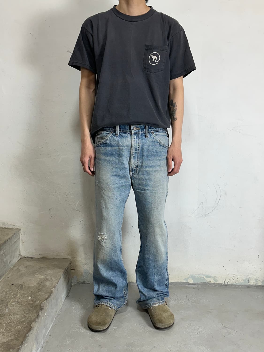 90's USA 빈티지 리바이스 517 오렌지탭 부츠컷 상품이미지4