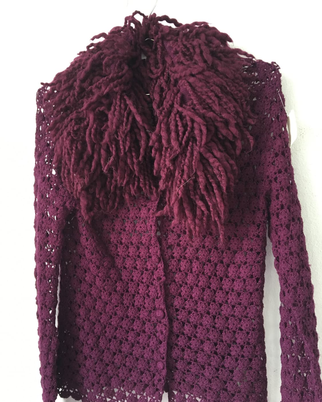 Fluffy point knit cardigan 상품이미지3