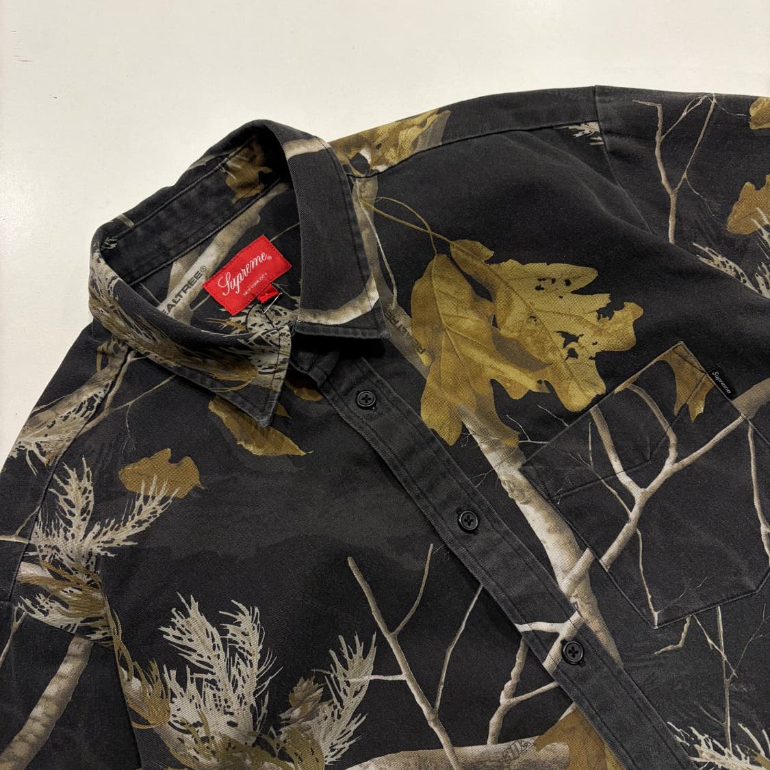 [L] 17AW 슈프림 리얼트리 셔츠 남방 카모 B663 상품이미지3