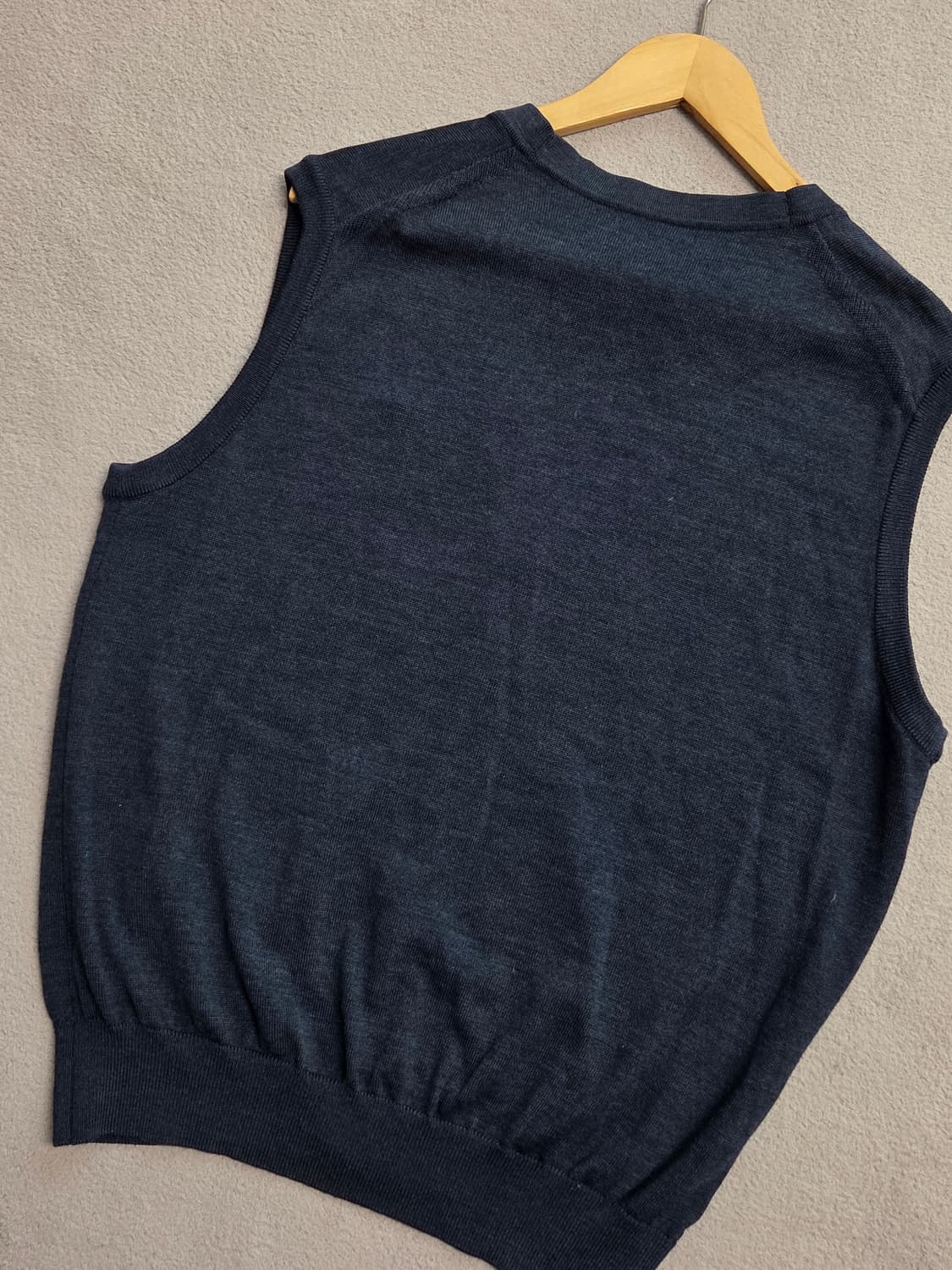 (100) DAKS(닥스) 모100% 니트조끼 남 상품이미지4