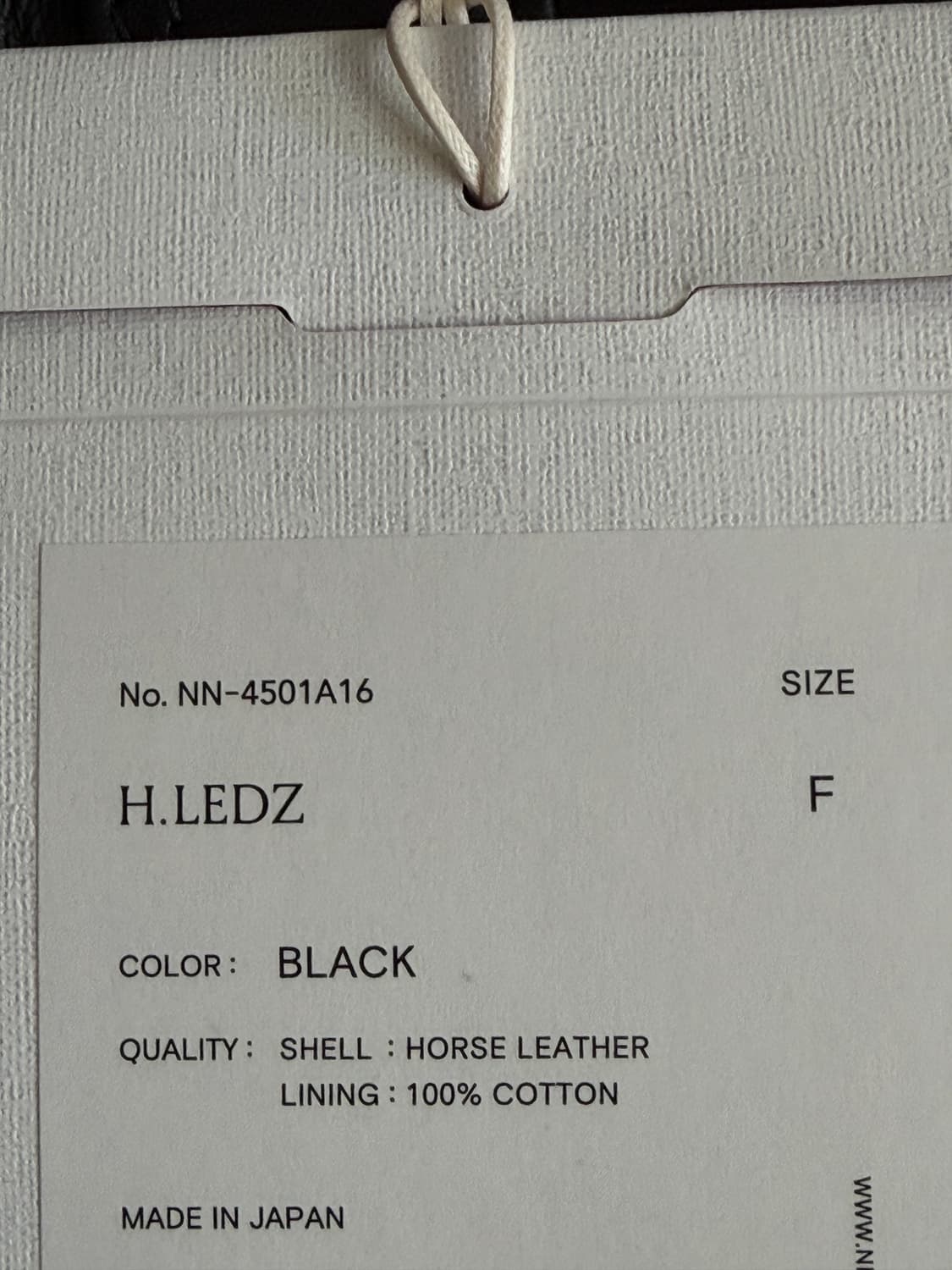 NICENESS  토트백  H.LEDZ  25AW  [BLACK]  상품이미지7