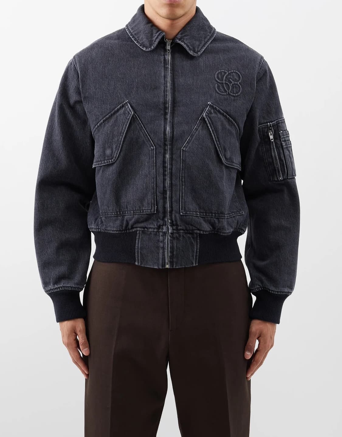 Stefan cooke denim bomber 상품이미지3