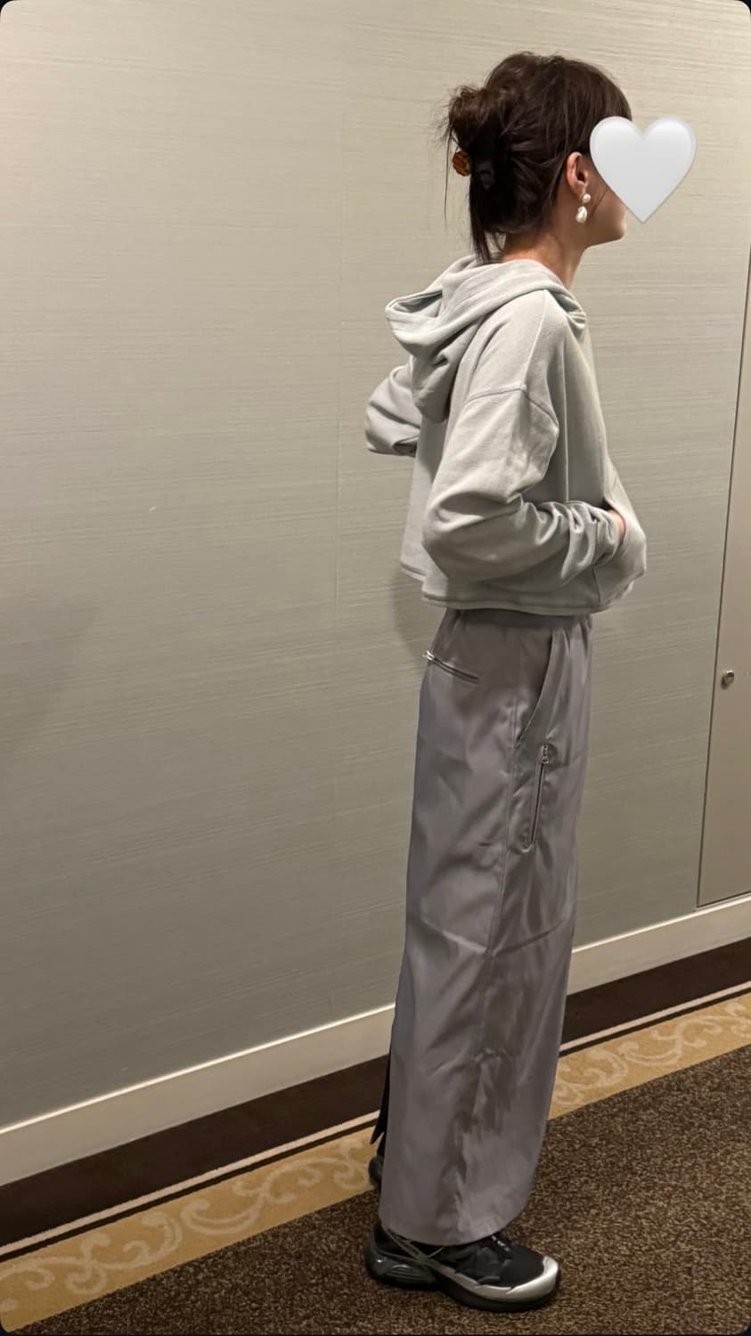 리본빛 ribbonbit 나일론 스커트 상품이미지3