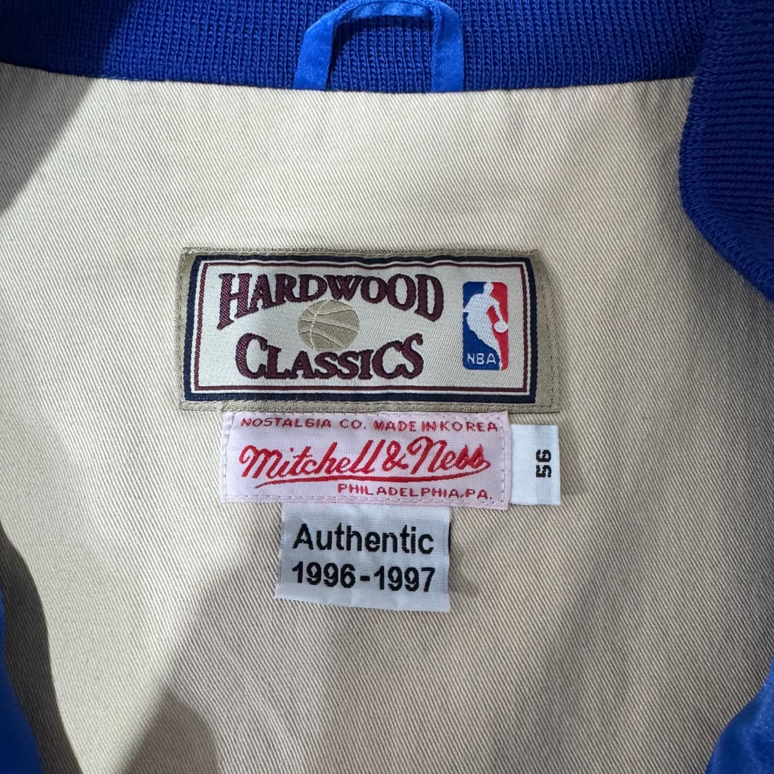 90s 미첼앤네스 뉴욕닉스 바시티 자켓 made in KOREA (3XL 상품이미지6