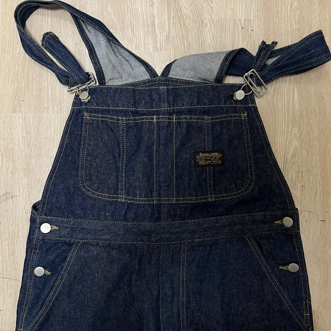 스몰버드 워크웨어 데님 오버롤 멜빵바지 M/95  상품이미지2