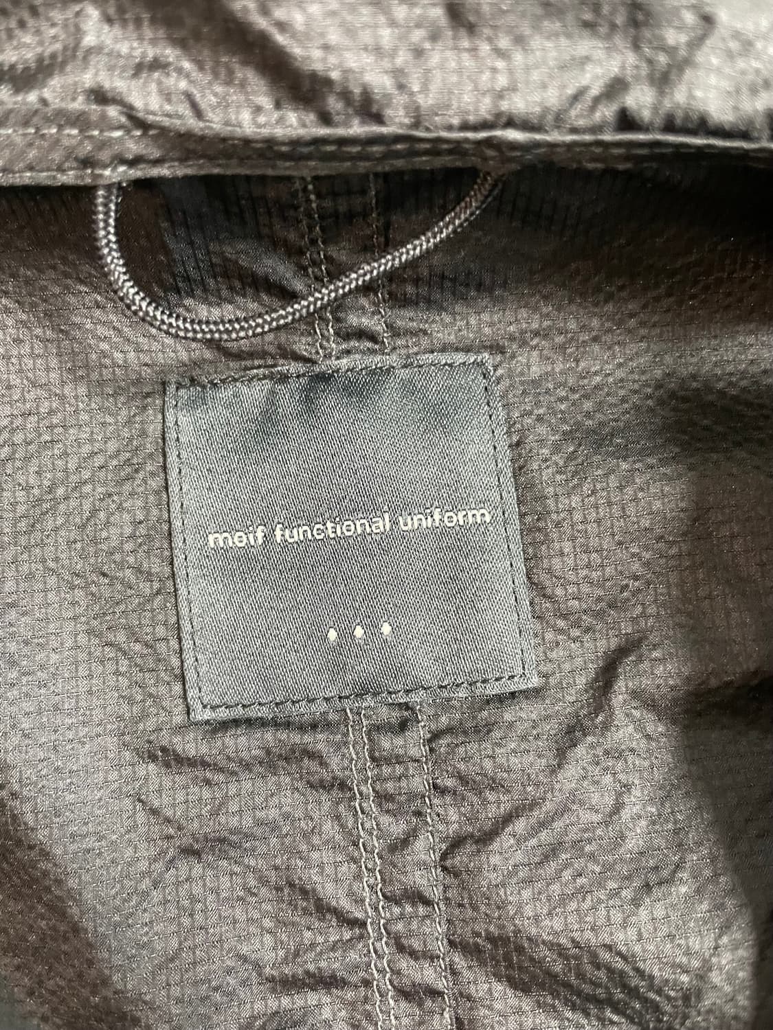 모이프 [SS25] LT WADING PARKA / BLACK 3사이즈 상품이미지5