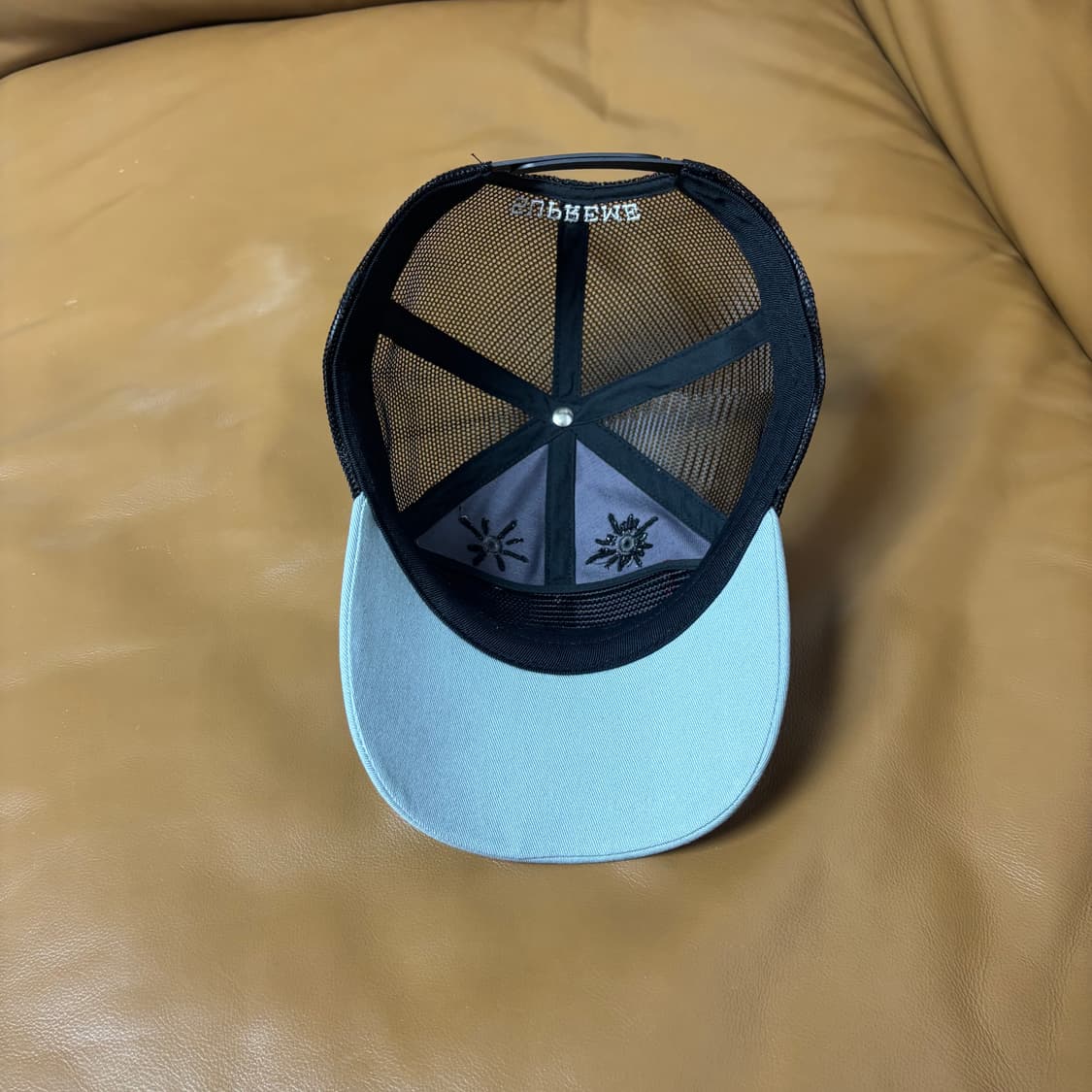 Supreme 슈프림 리퍼 메쉬 그레이 6패널 볼캡 모자 (Grey) 상품이미지6