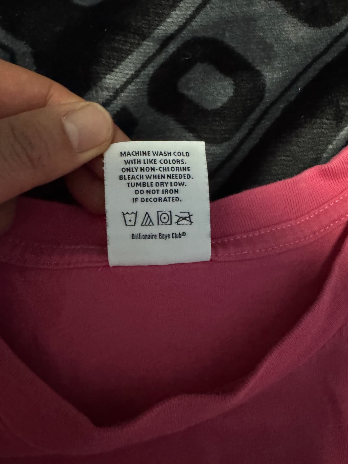 빌리어네어 보이스 클럽 아스트로넛츠 로고 티셔츠 핑크 상품이미지5