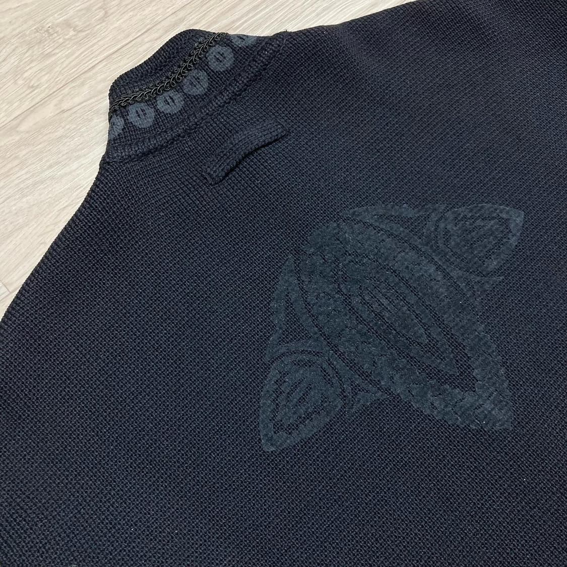 90s 장폴고티에 트라이벌 니트 자켓 상품이미지9