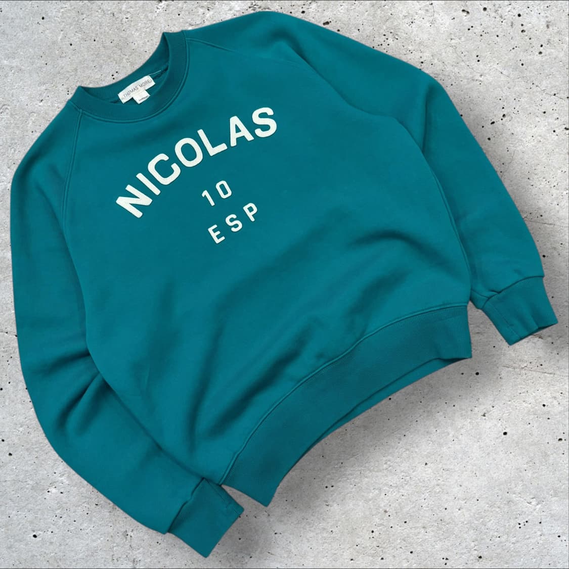 [S] 24FW 토마스모어 NICOLAS 맨투맨 티셔츠 그린 B956 상품이미지1