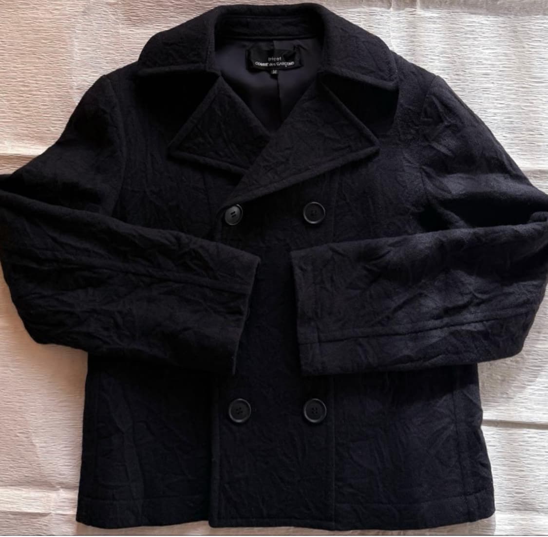 꼼데가르송 트리콧 피코트 m 상품이미지1