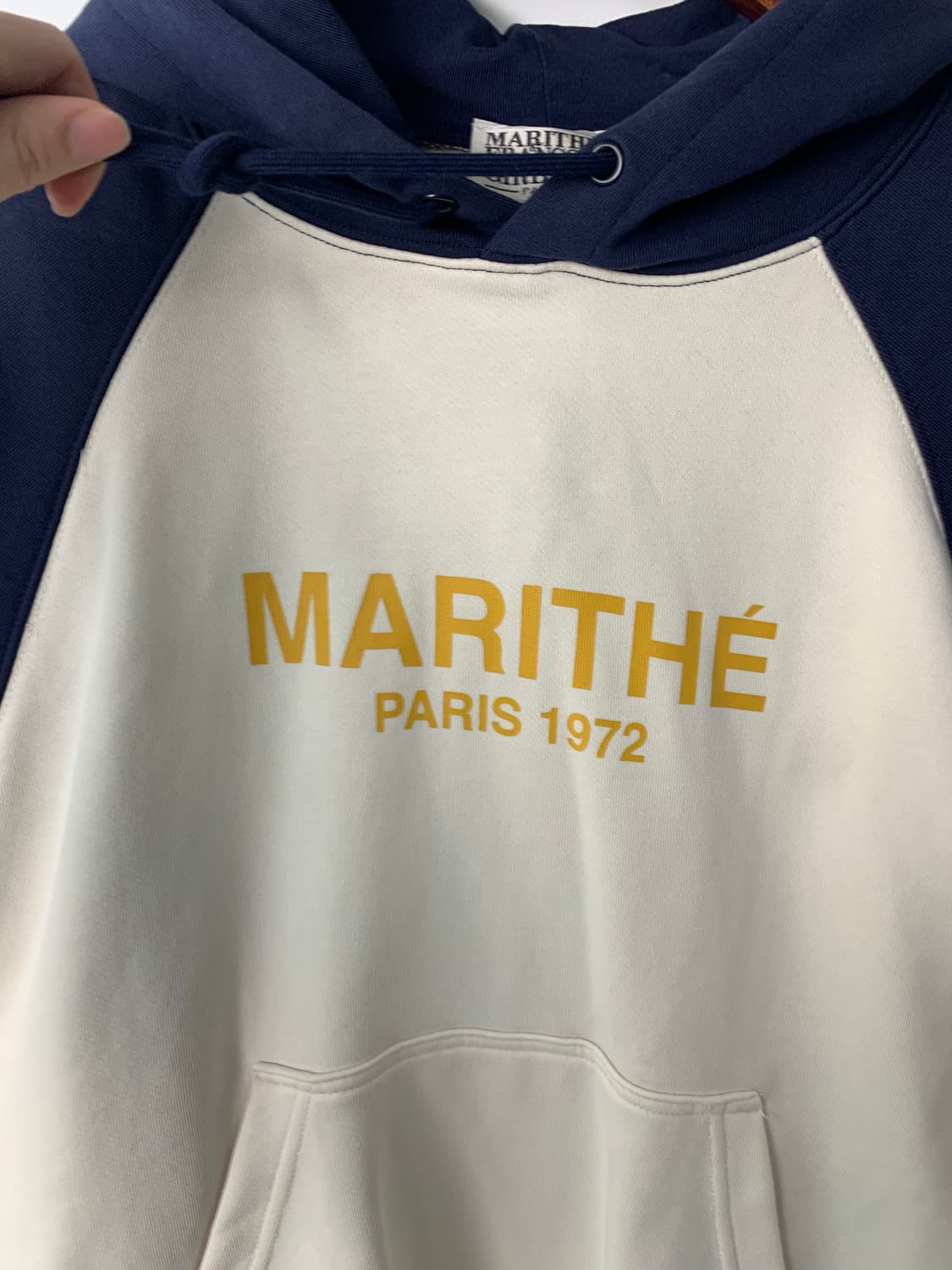 마리떼 프랑소와 저버 나그랑 배색 후드티 상품이미지4