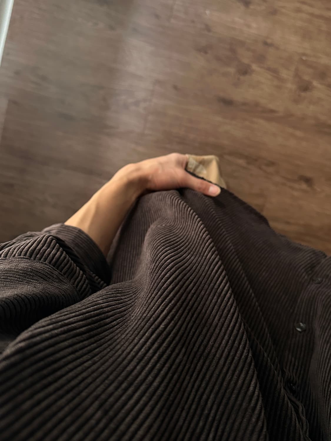 Sorsa 선페이드 코듀로이 오버 셔츠 상품이미지1