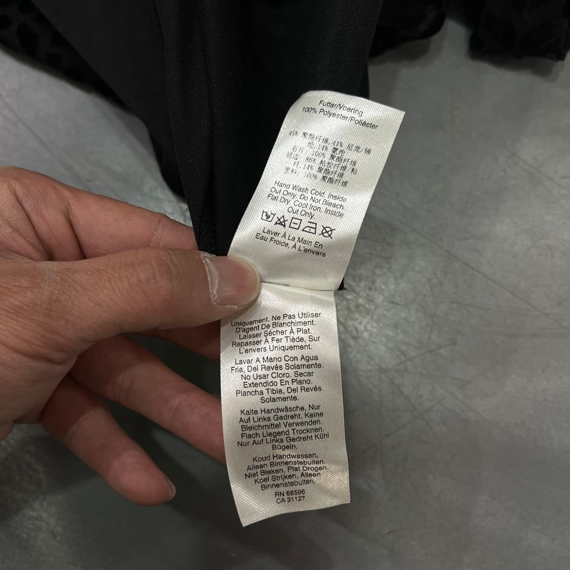  dkny 레오파드 배색 반팔티 y15947 상품이미지8