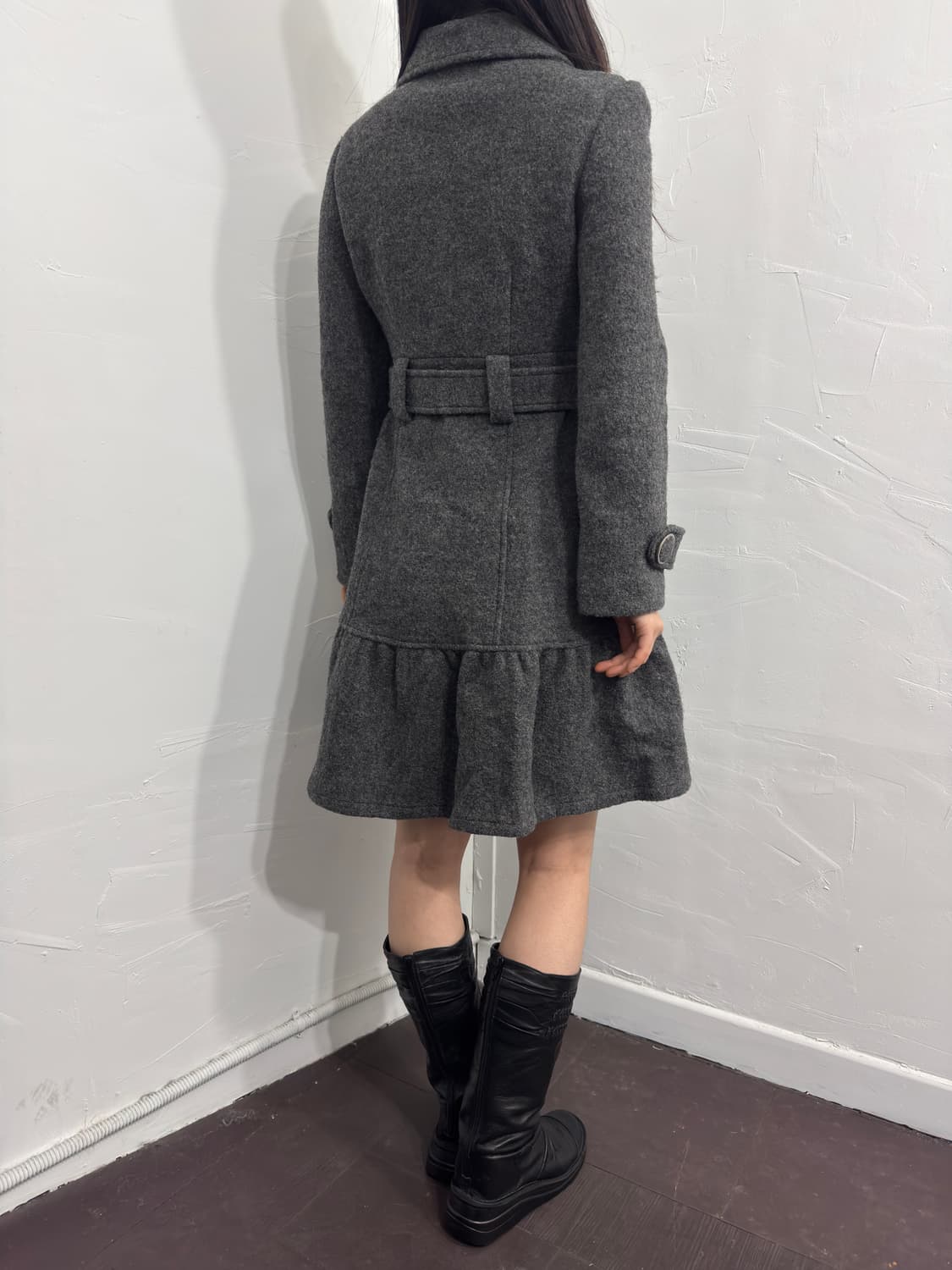 otto gray dress wool coat 상품이미지8