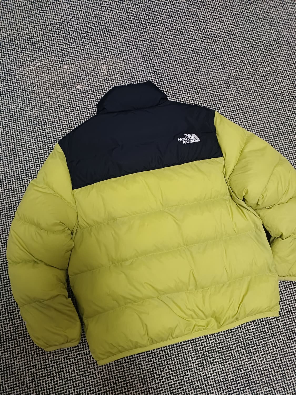 노스페이스 키즈 눕시 패딩 (옐로우/블랙)-(8-9세) 상품이미지6