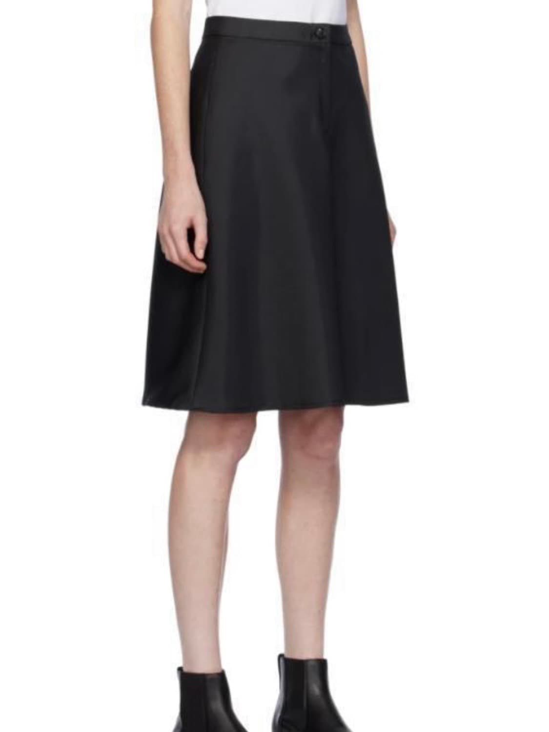 아워레가시 블랙 커튼 미디 스커트 36 상품이미지2