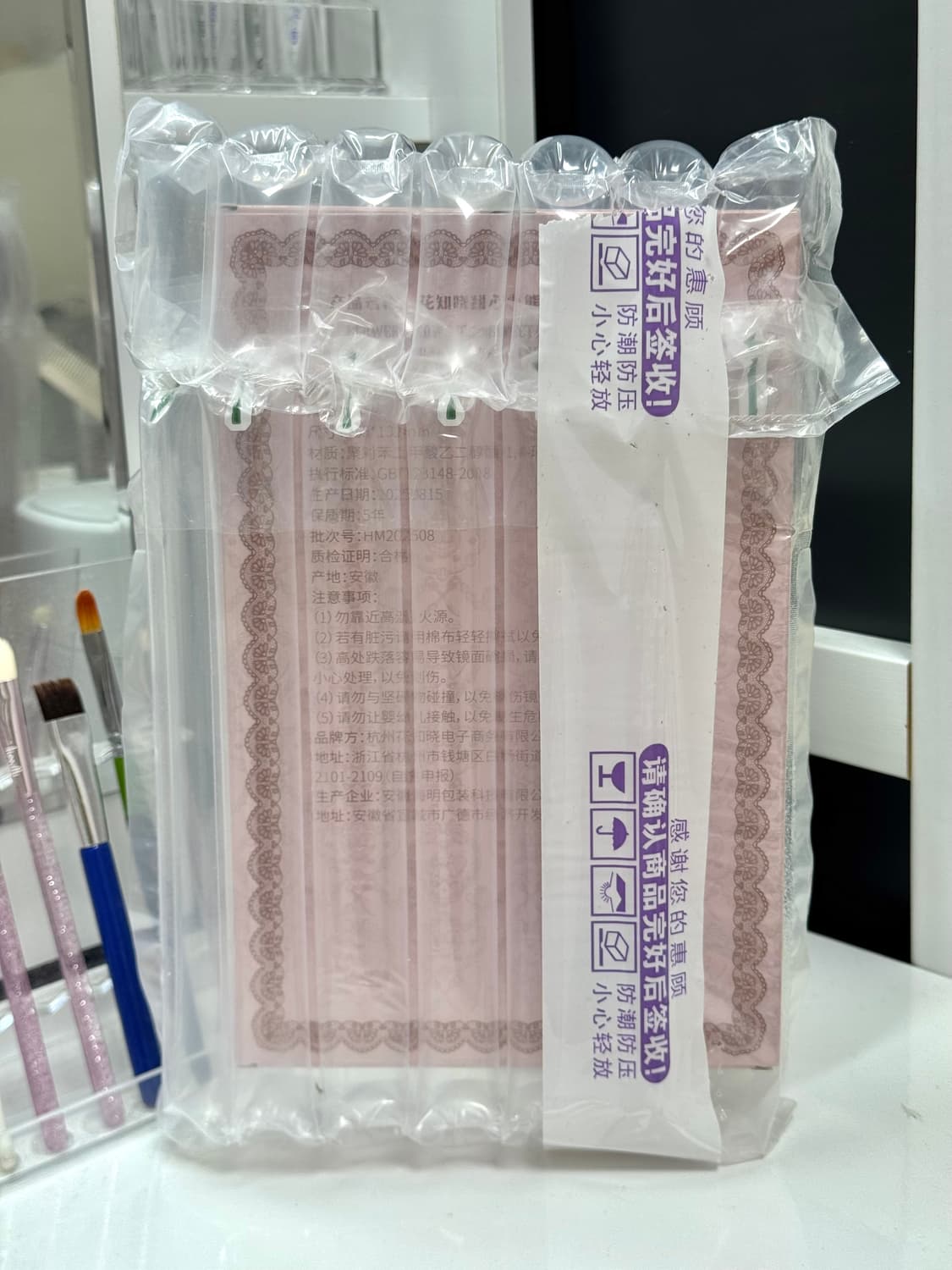 플라워노즈 스위티베어 거울 핑크색 상품이미지2